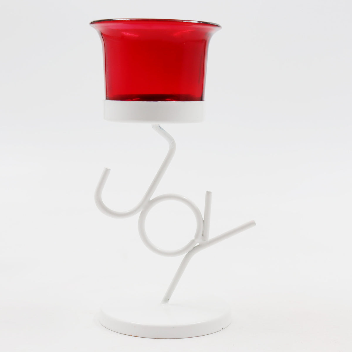Hosley White Tabletop Tealight Holder