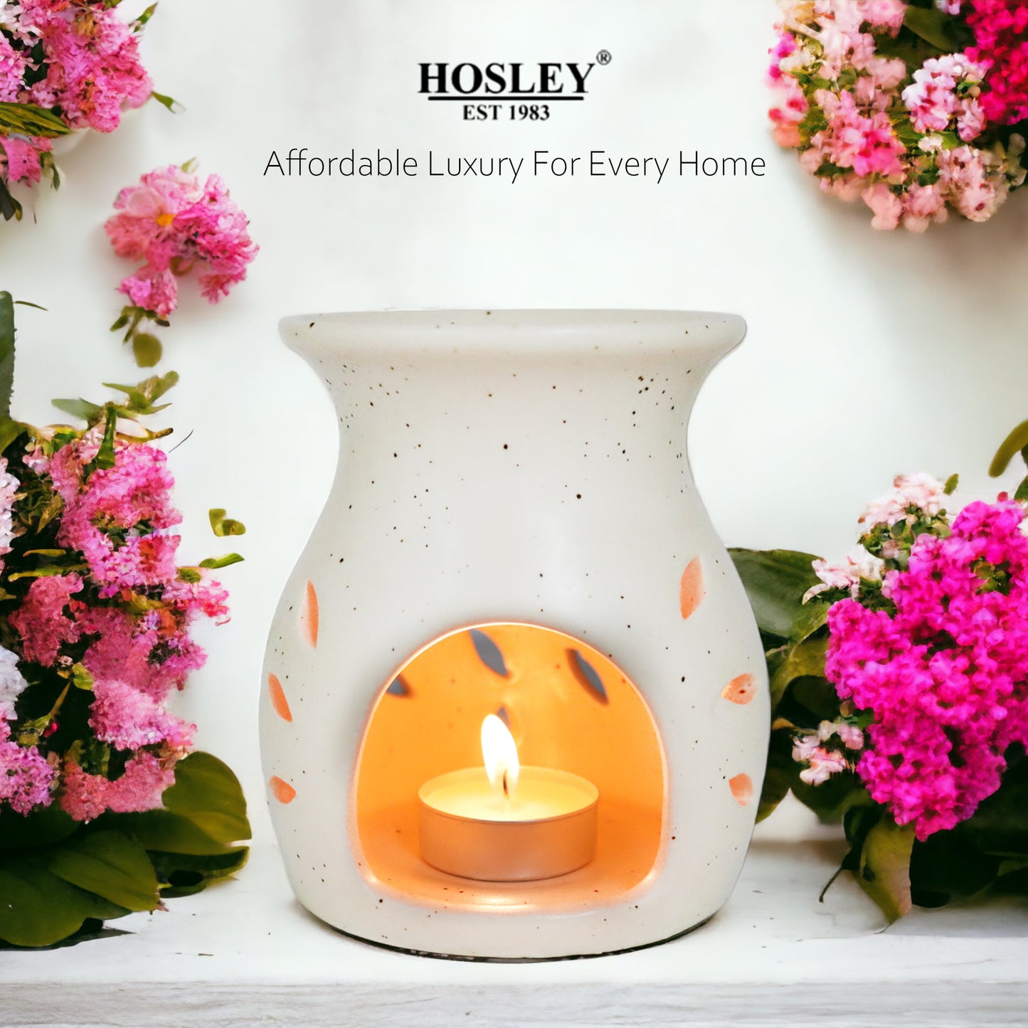 Hosley Ceramic Oil Warmer - Set Of 2