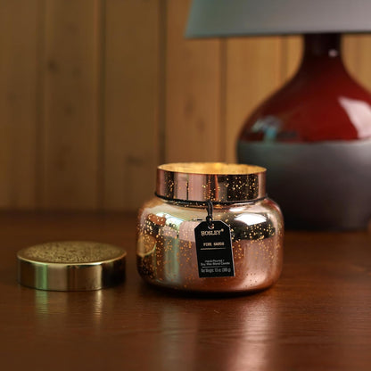 Hosley Pink Sand Fragrance Jar Candle with Metal Lid