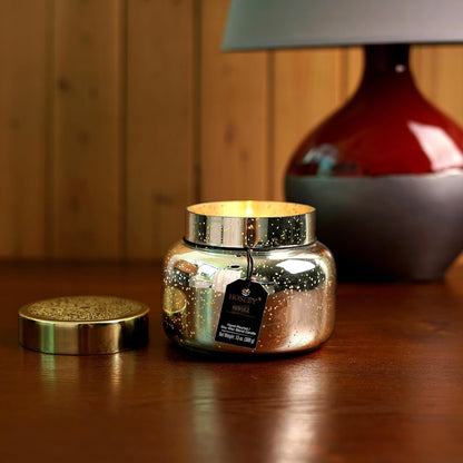 Hosley Neroli Fragrance Jar Candle with Metal Lid