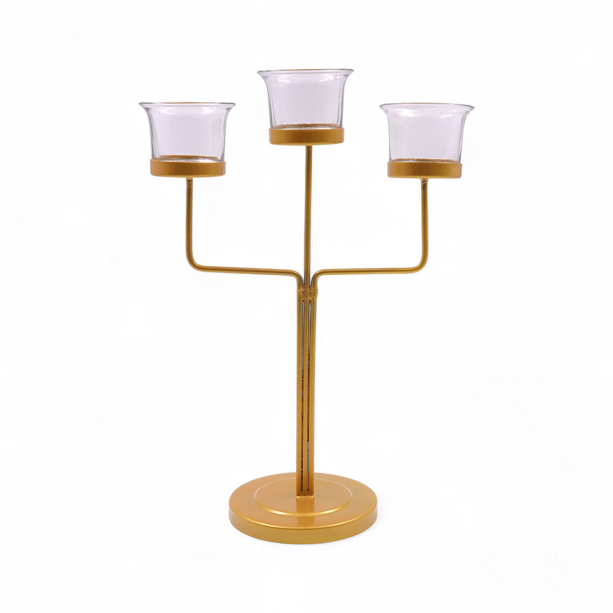 Clear Glass Tealight Candle Holders