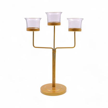 Clear Glass Tealight Candle Holders