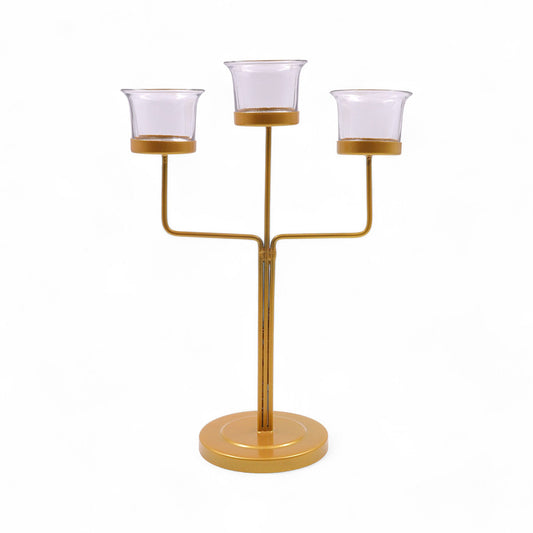 Clear Glass Tealight Candle Holders