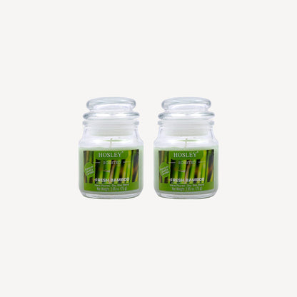 Hosley Set of 2 Fresh Bamboo 2.65 Oz (75g)