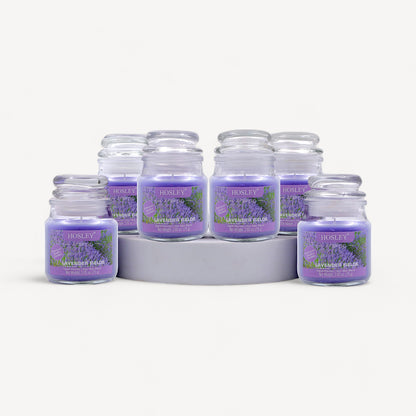 Hosley® Lavender Fields Jar Candles - Set of 6