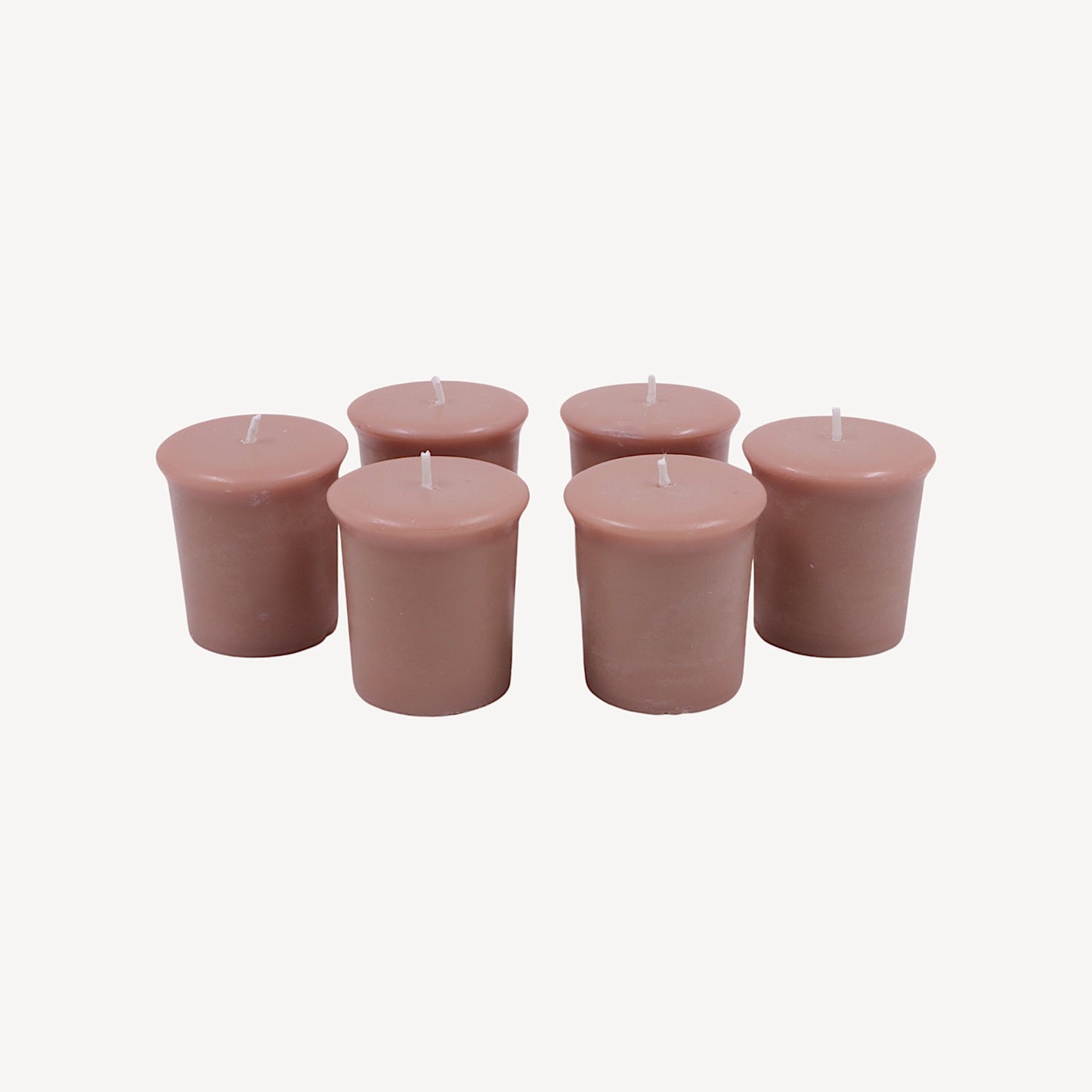 Set of 6 Hosley® 15 Hour Burn Time Each, Hazelnut Creme Highly Fragranced  Votive Candles