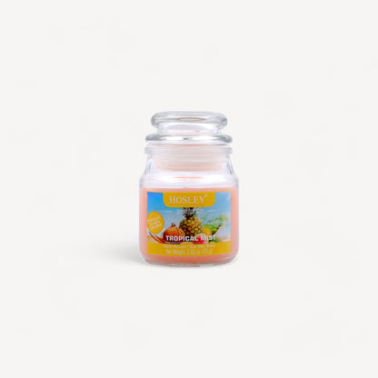 Hosley® Tropical Mist Highly Fragranced, 2.65 Oz wax, Jar Candle