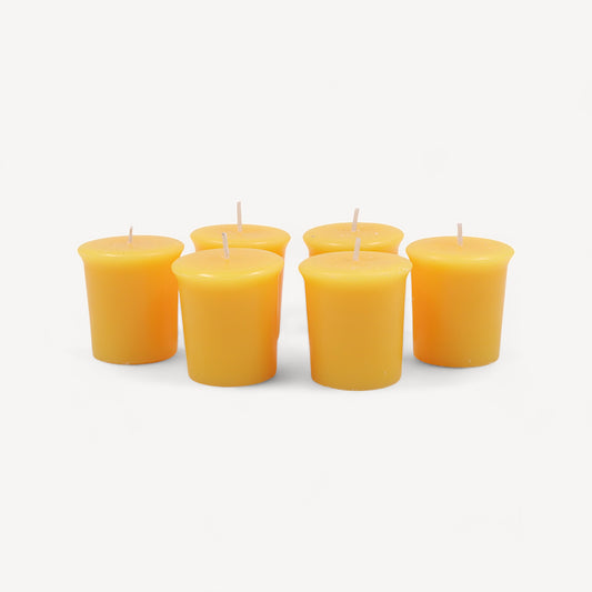 Set of 6 Hosley® 15 Hour Burn Time Each, Lemon Bar Highly Fragranced  Votive Candles