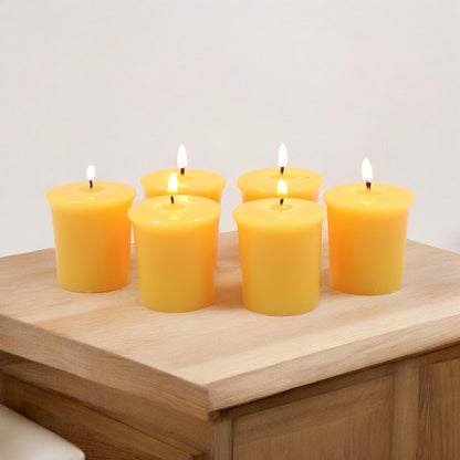 Set of 6 Hosley® 15 Hour Burn Time Each, Lemon Bar Highly Fragranced  Votive Candles