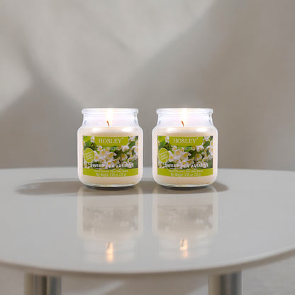 Hosley Set of 2 Sweet Pea Jasmine 2.65 Oz (75g)