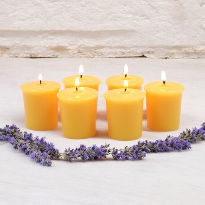 Set of 6 Hosley® 15 Hour Burn Time Each, Lemon Bar Highly Fragranced  Votive Candles