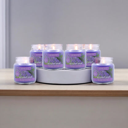 Hosley® Lavender Fields Jar Candles - Set of 6