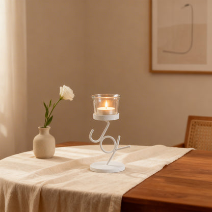 Hosley White Table Decorative Tealight Holder
