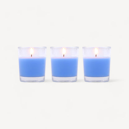 Set of 3 Hosley® Highly Fragranced Caribbean Breeze Filled Glass Candles, 1.6 Oz wax each