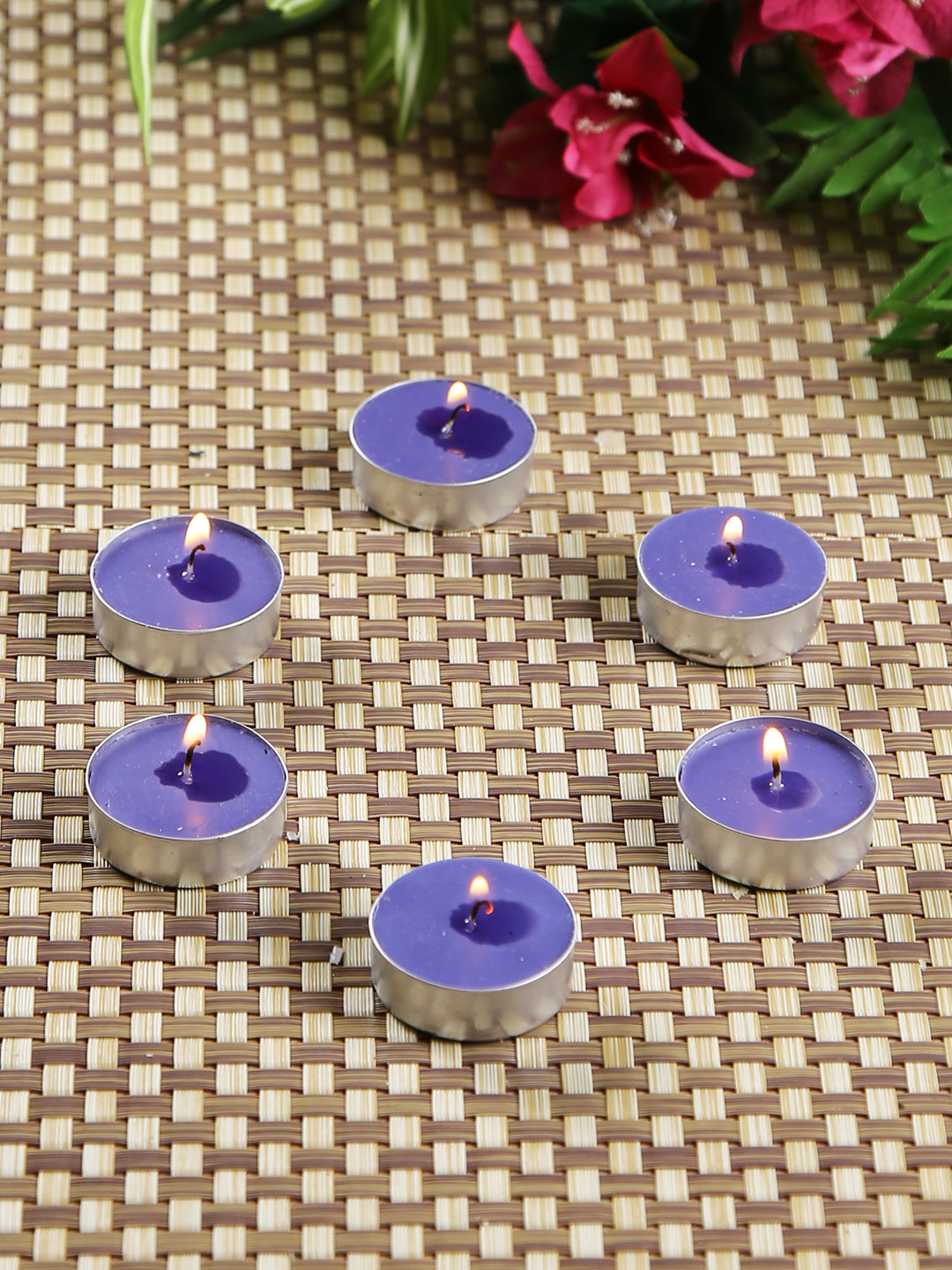 Hosley Highly Fragranced Lavender Tea Light Candles (Set of 30)
