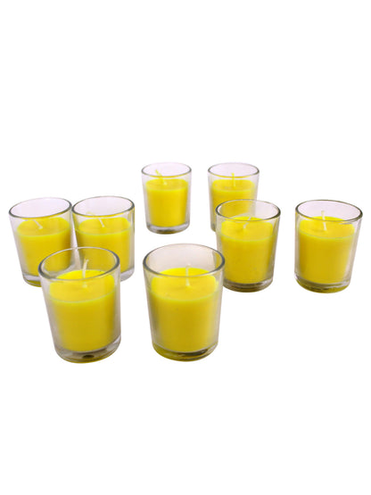 Hosley Set of 8 Highly Fragranced Citronella Candles