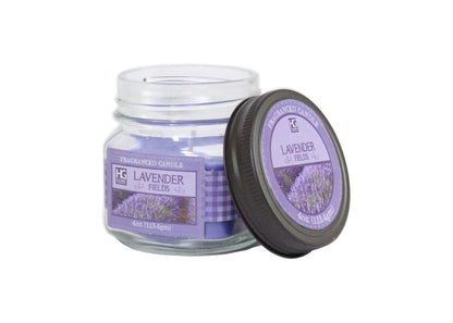 Hosley Lavender Field Scented Jar Candle for Festive / Home Decoration
