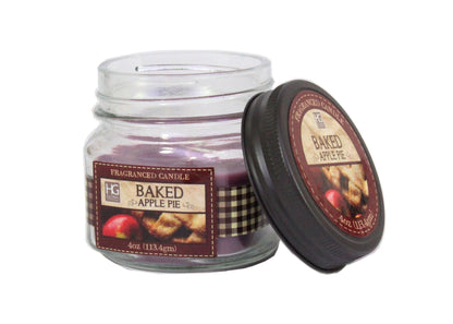 Hosley Baked Apple Pie Scented  Jar Candle for Festive / Home Decoration