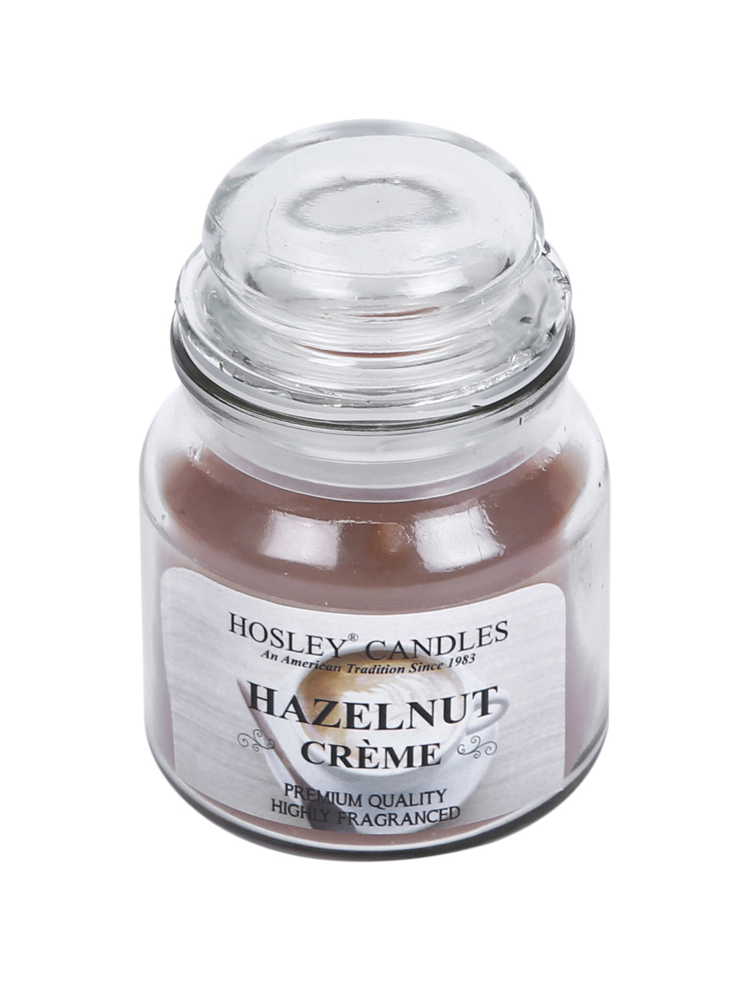 Hosley® Hazelnut Creme Highly Fragranced, 2.65 Oz wax, Jar Candle
