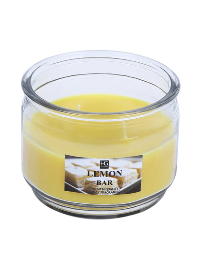 Hosley® Lemon Bar Highly Fragranced, 2 Wick, 10 Oz wax, Jar Candle