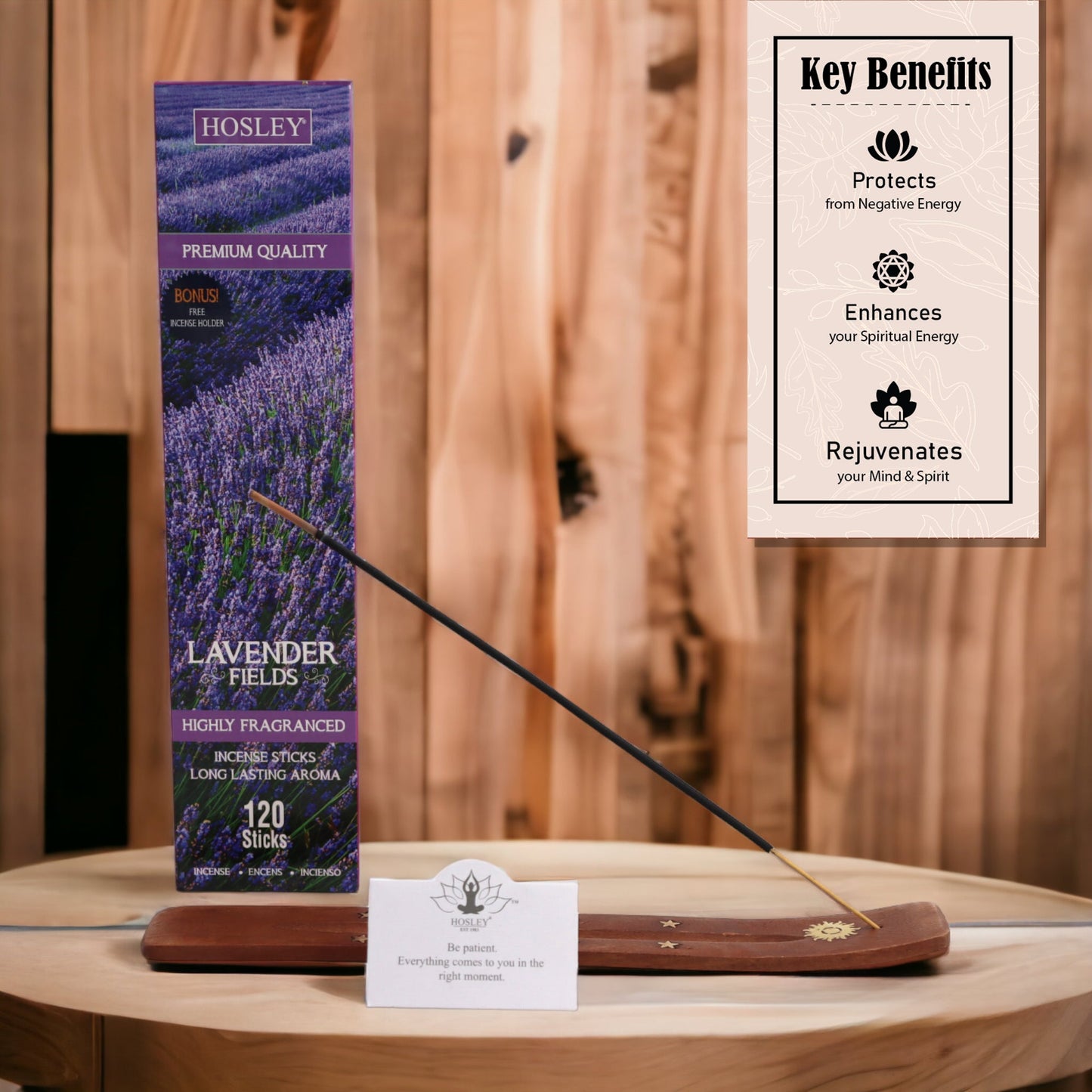 Hosley Lavender Fields Fragrance Incense Sticks