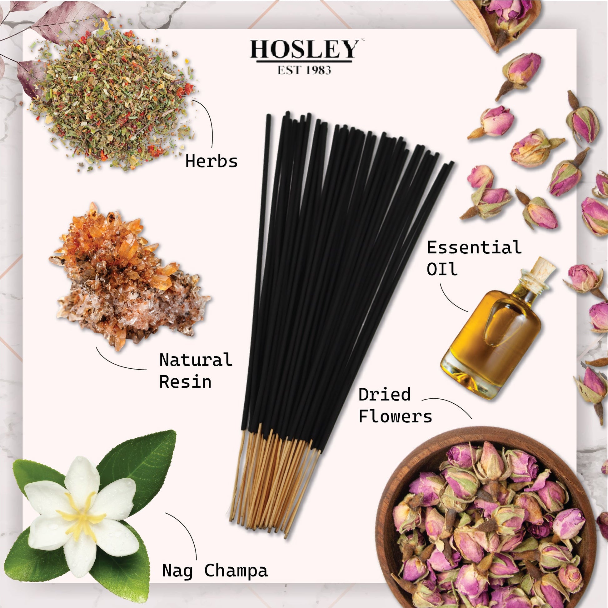 Hosley Nag Champa Fragrance Incense Sticks