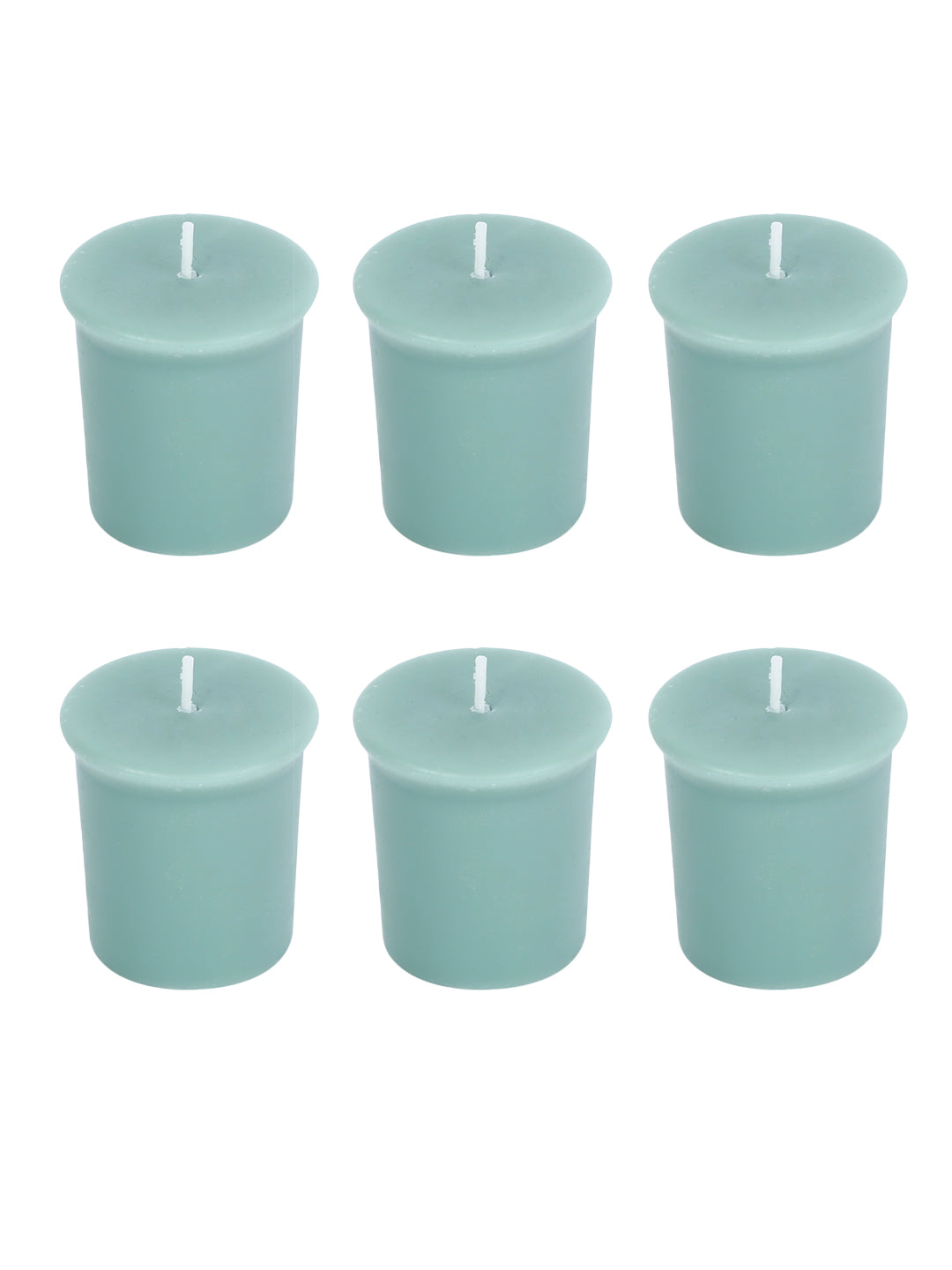 Set of 6 Hosley® 15 Hour Burn Time Each, Eucalyptus Mint Highly Fragranced  Votive Candles